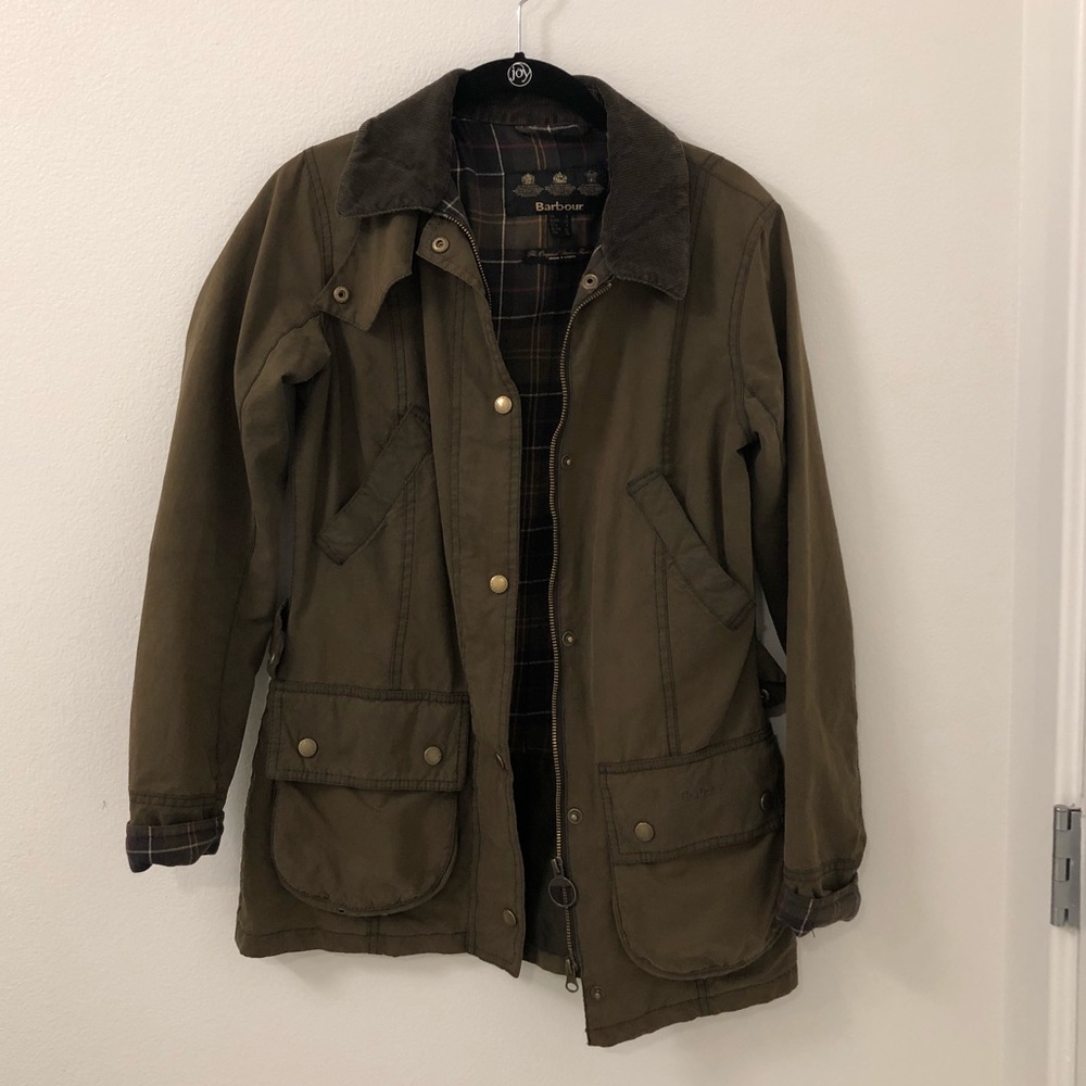 Barbour Jacket Olive Green - LIKE NEW